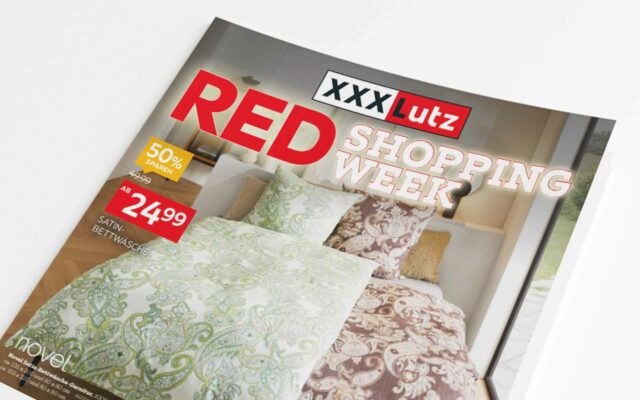 XXXLutz - Red Shopping Week Deko Beilage