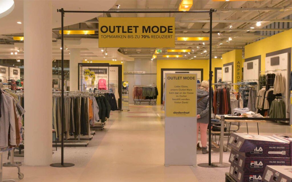 Eingang ins Outlet Kaltenkichen