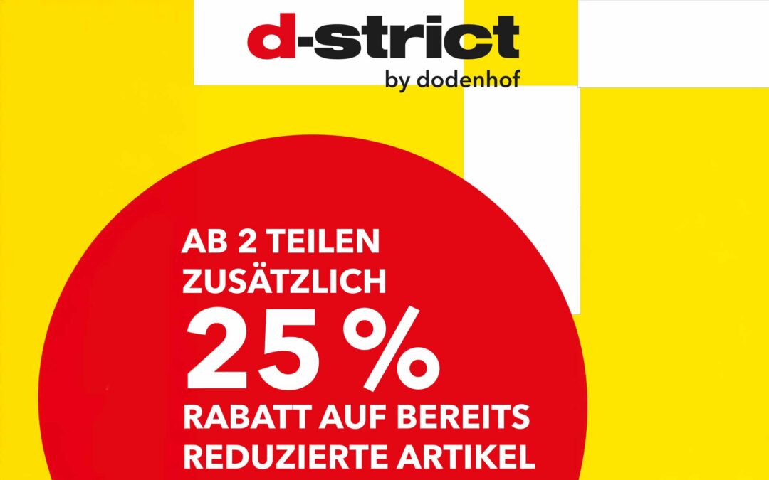 Staffelrabatt im d strict