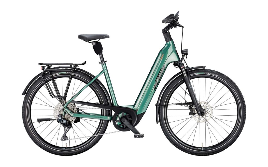 Grünes Fahrrad von KTM