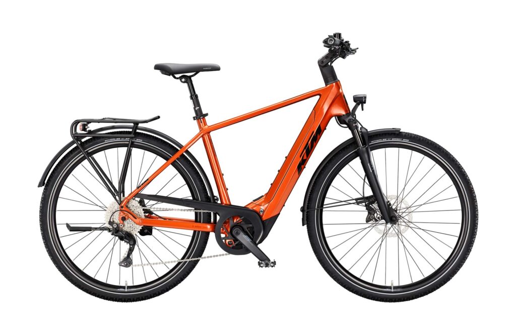 Oranges Fahrrad von KTM