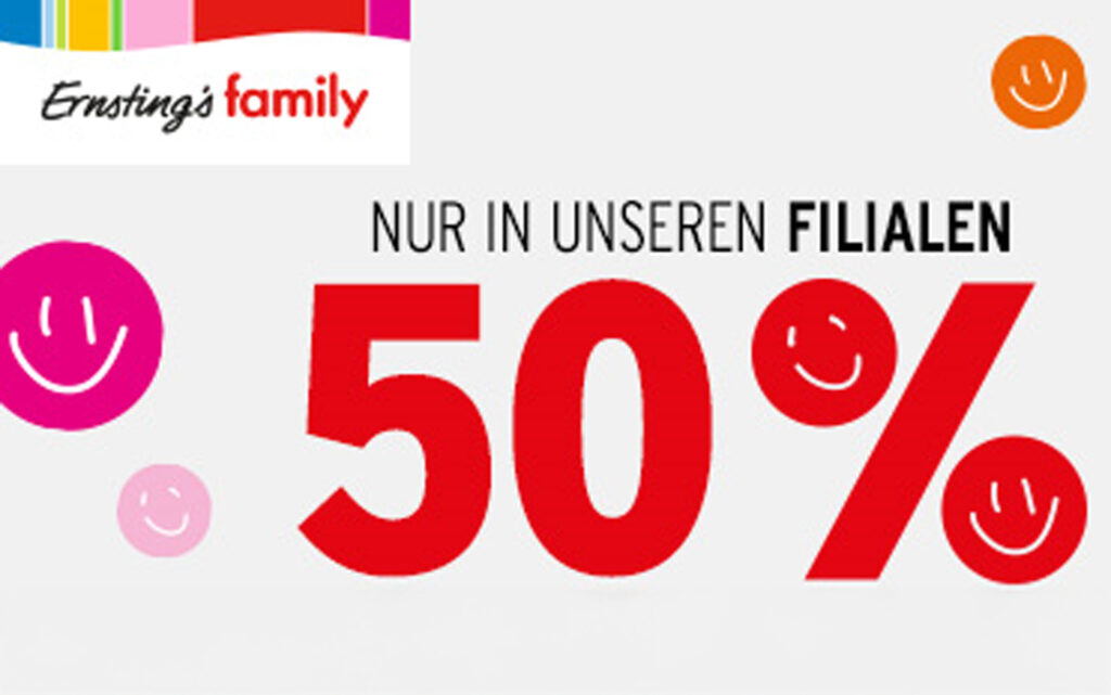 50% auf reduzierte Artikel