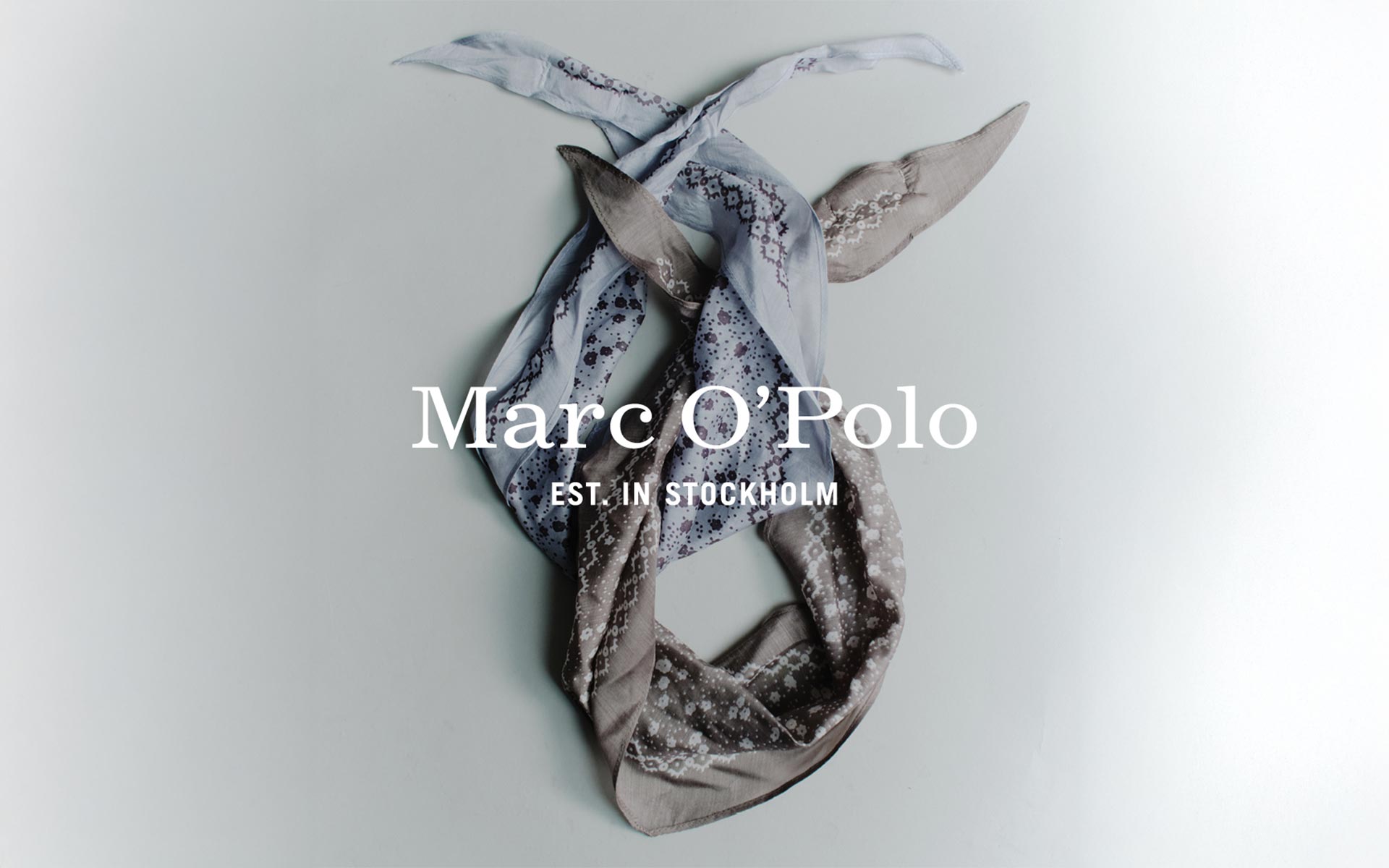 Bandana in blau und braun