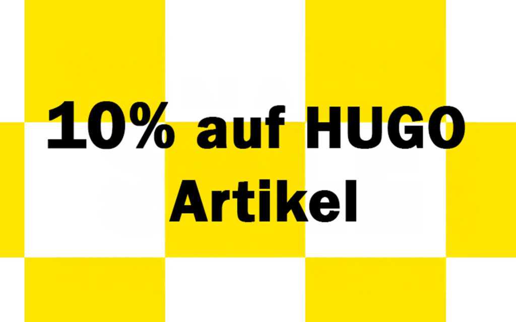 10 Prozent auf Hugo für Kinder