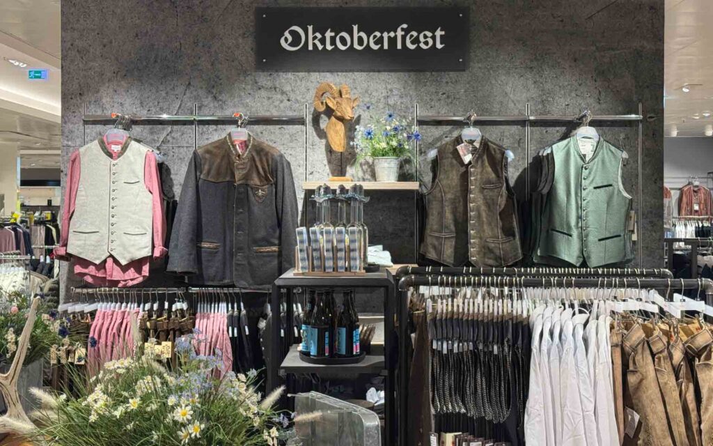 Oktoberfest Fläche im Herrenbereich
