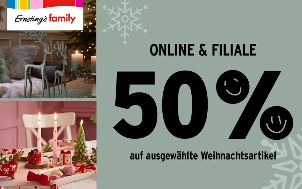 Ernstings Family Weihnachtsartikel