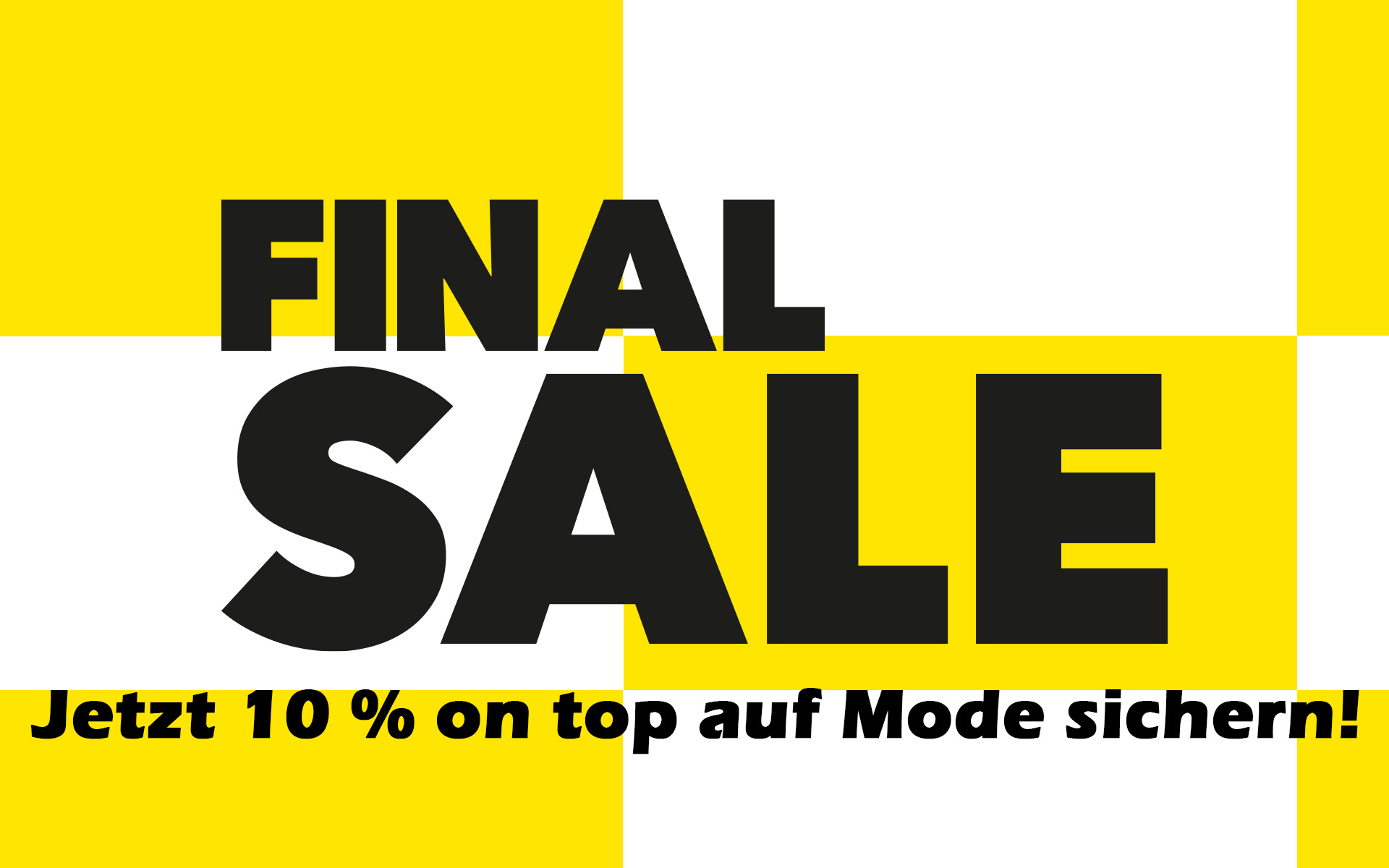 10% on top auf Mode im Final Sale