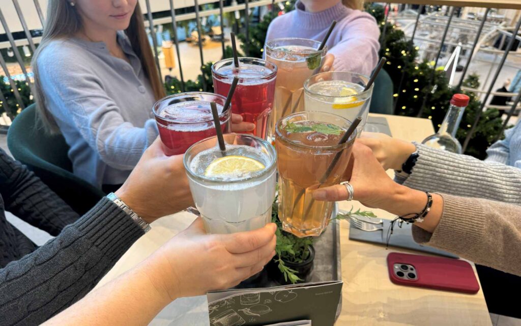 Anstoßen mit leckeren Home-Made Limonaden aus dem nordlicht