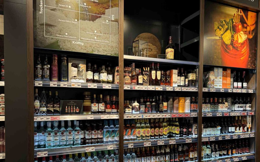 Rum Bereich in der GenießerWelt bei dodenhof