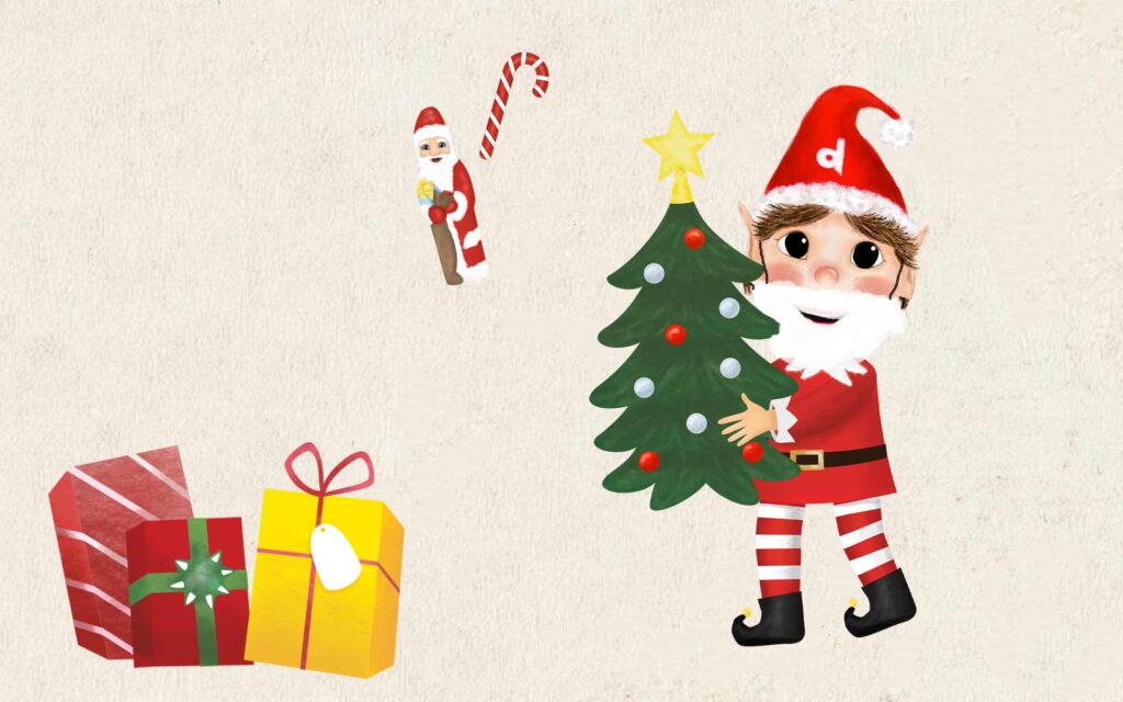 Nisse als Weihnachtsmann