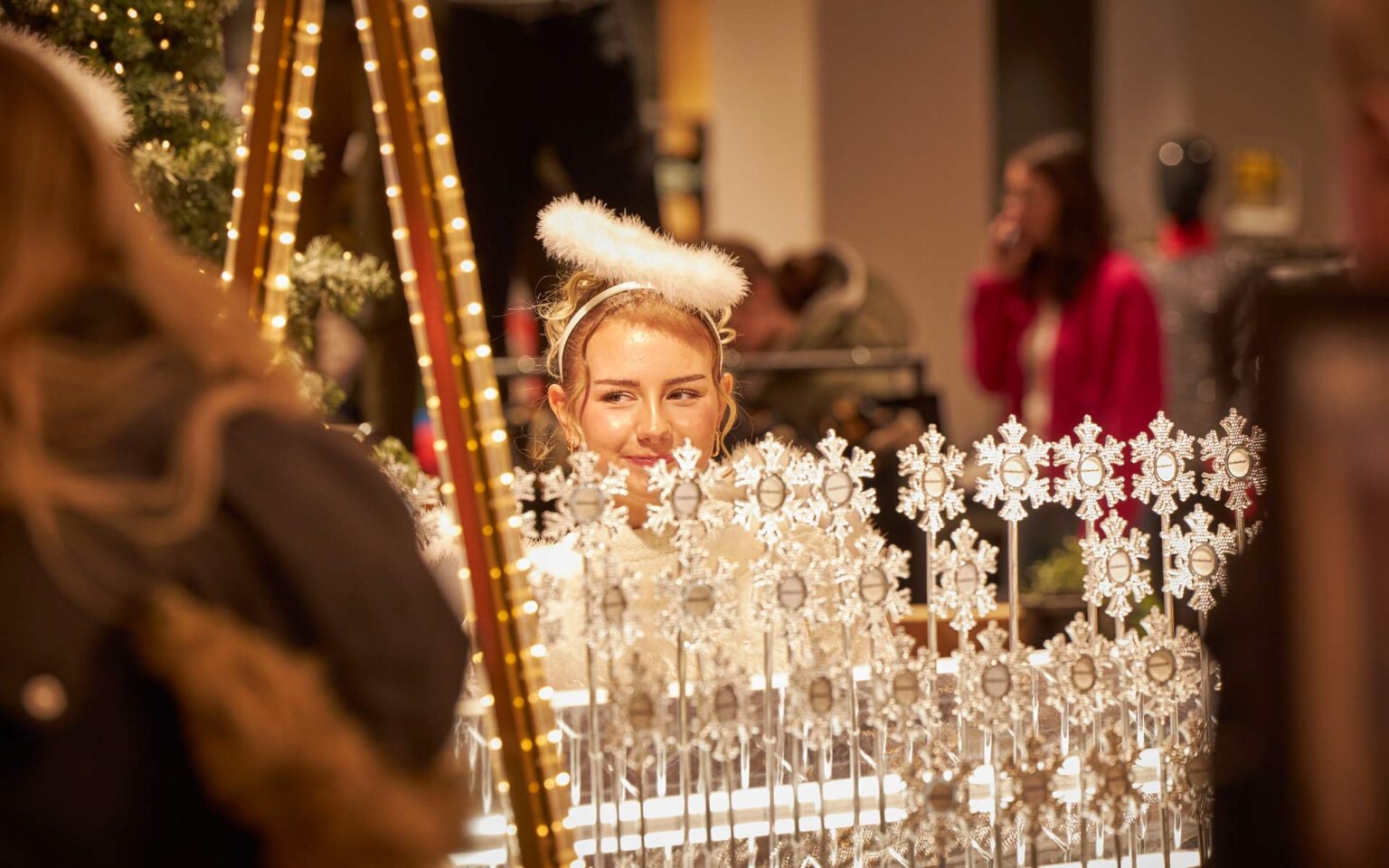Zauberstäbe beim Engel abzuholen