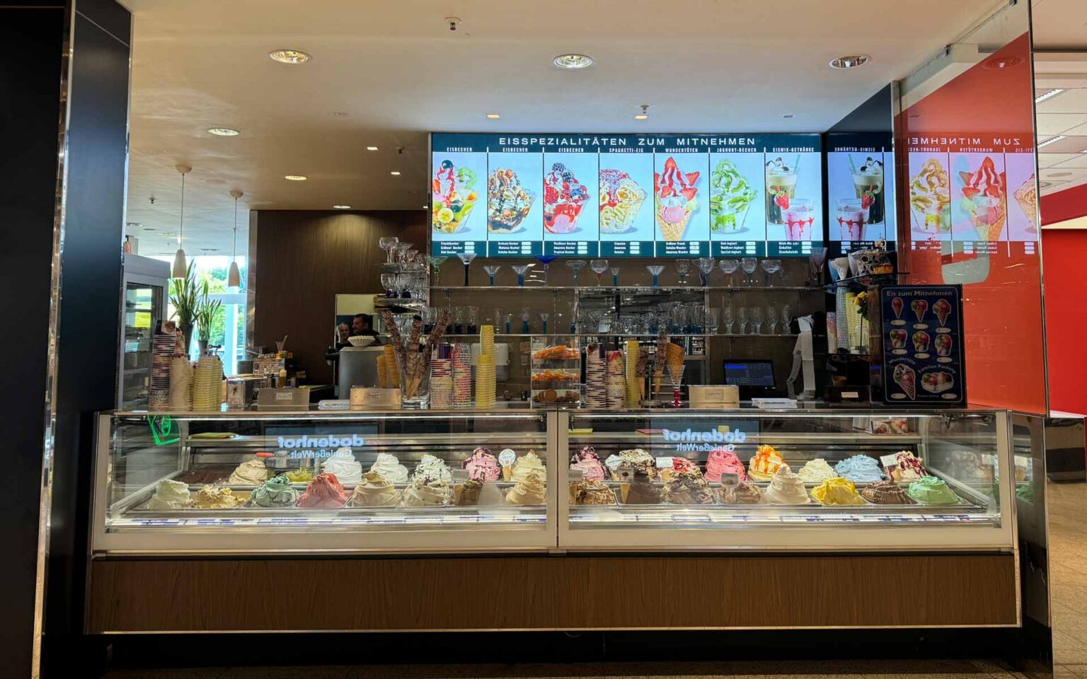 Eistheke in der Mall