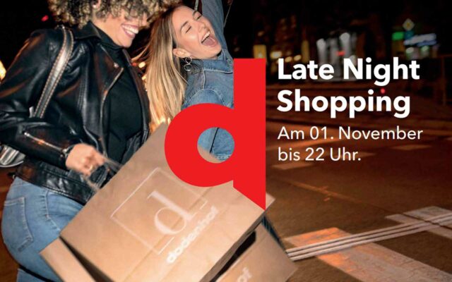 Late Night Shopping im November