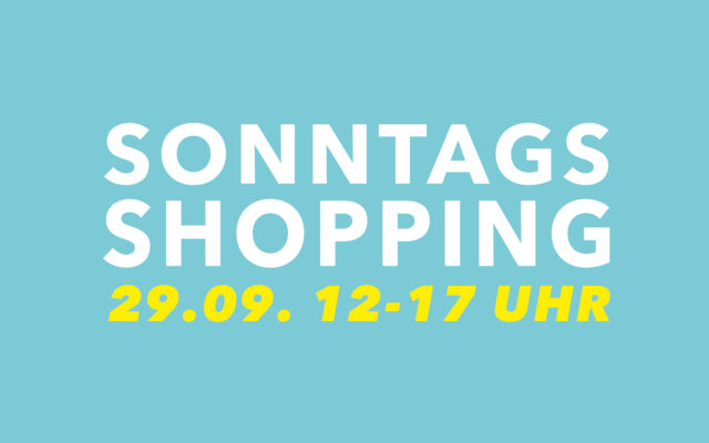 Sonntags Shopping