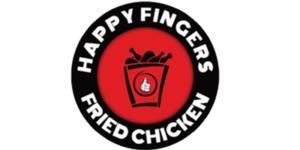 Happy Fingers Fried Chicken Logo