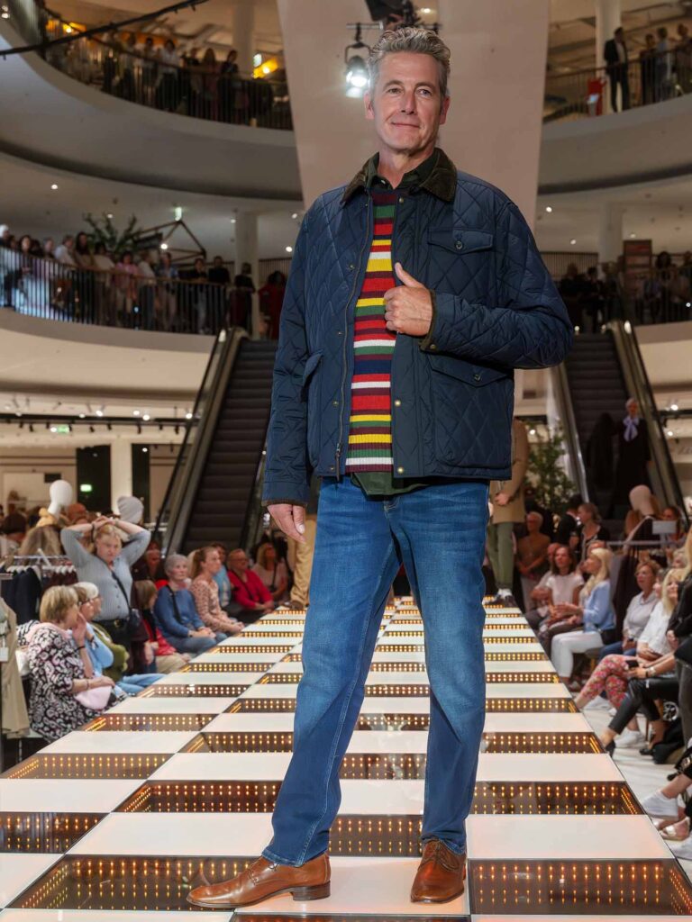 Best Ager Model auf dem Laufsteg