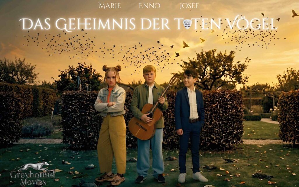 "Das Geheimnis der Vögel", drei Kinder und Vögel
