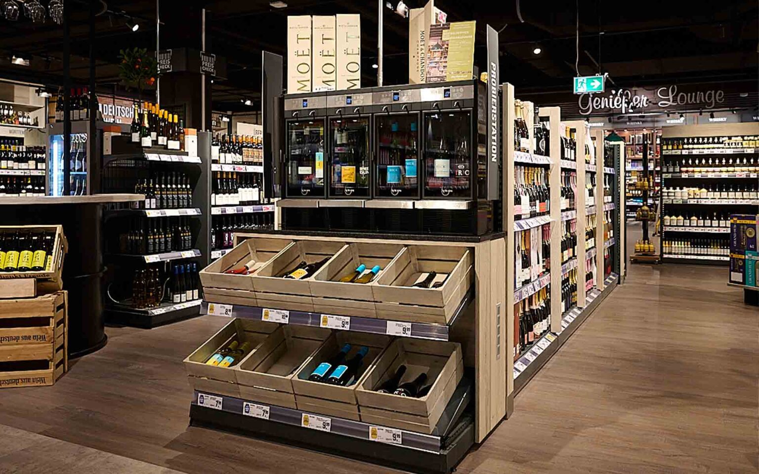 Weinabteilung bei dodenhof