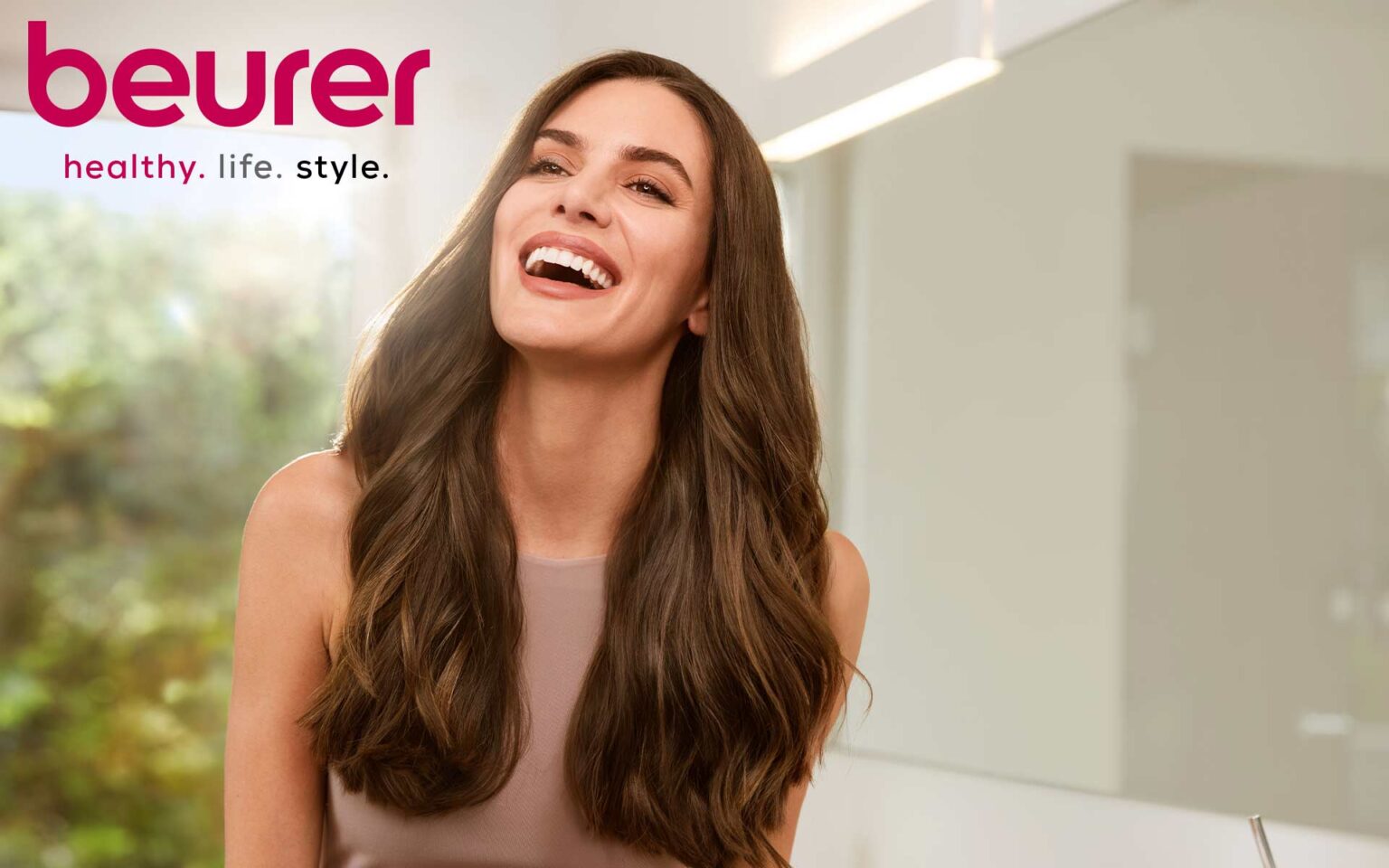 Frau mit Blow Out