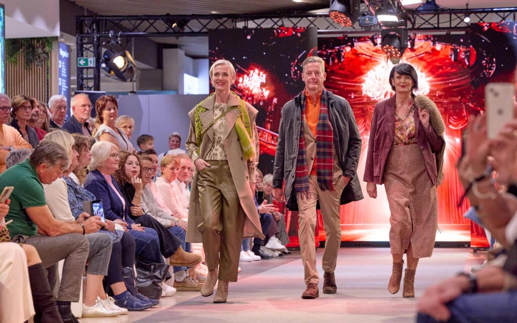 Models auf dem Laufsteg