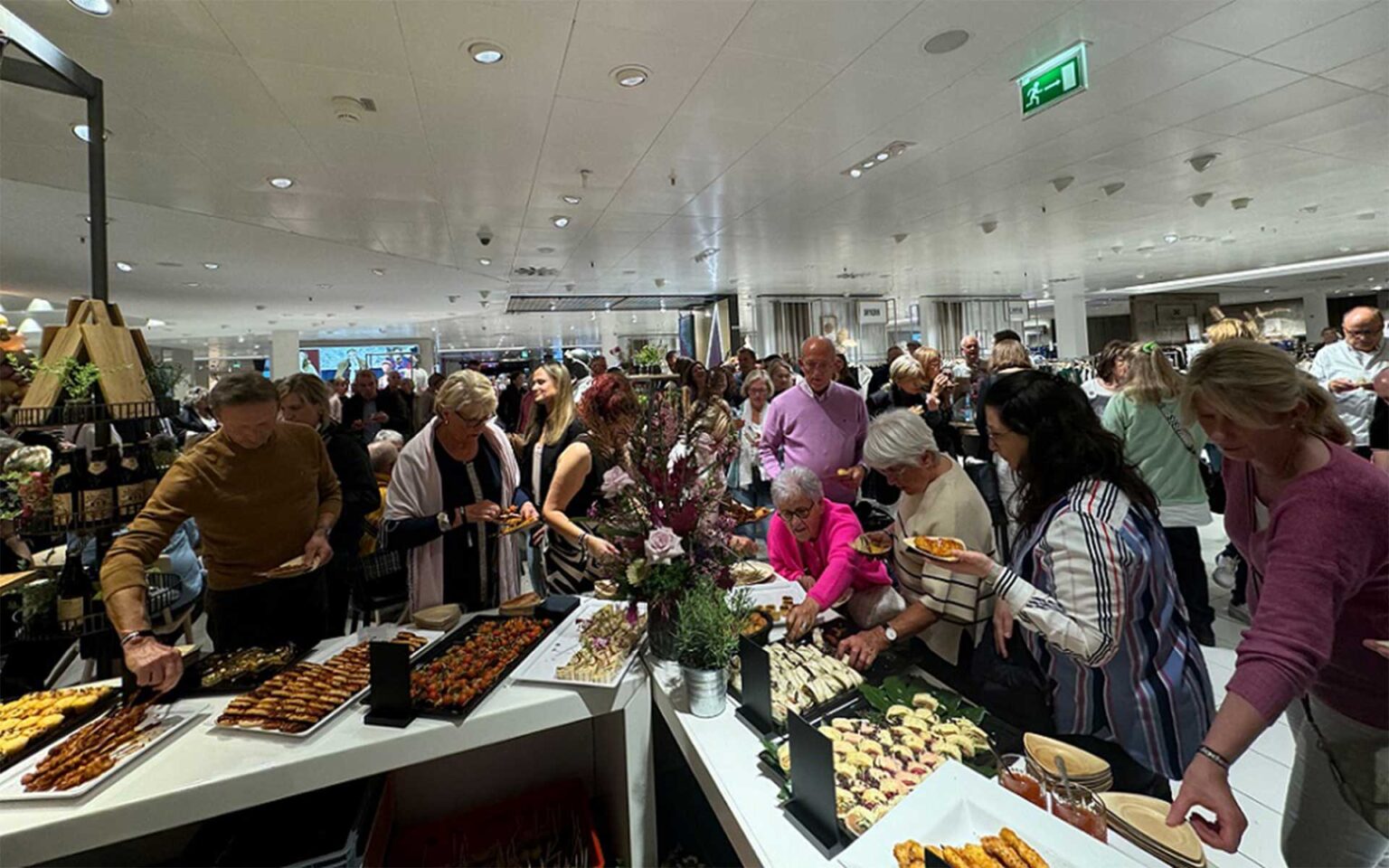 Das Buffett beim VIP Abend