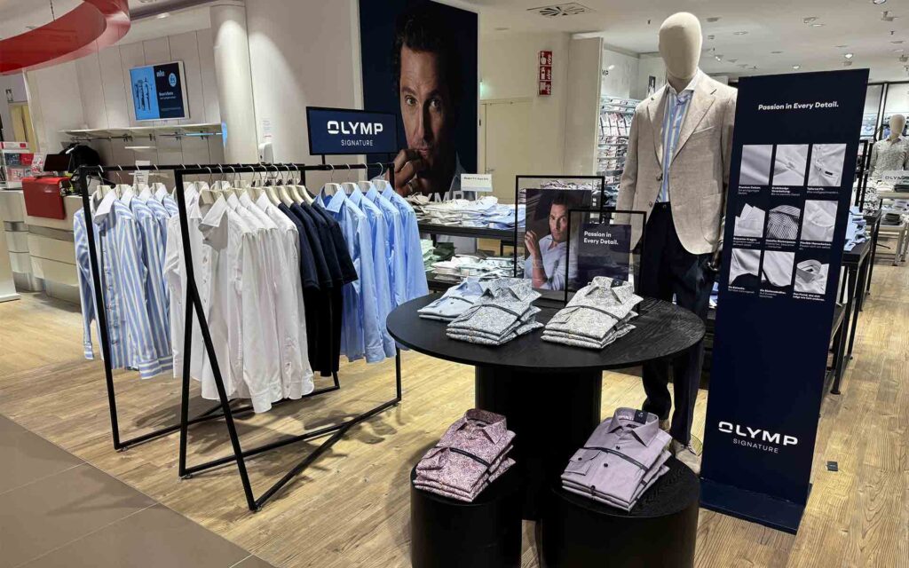 Pop-Up Fläche von OLYMP Signature