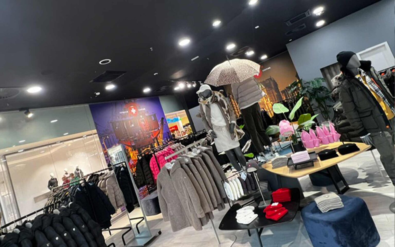 Wellensteyn Pop Up-Store von innen