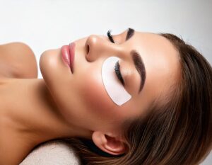 firefly wimpern und augenbrauenlifting frau liegend 58355