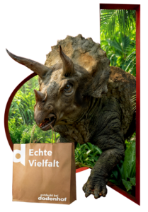Triceratops mit dodenhof Tüte