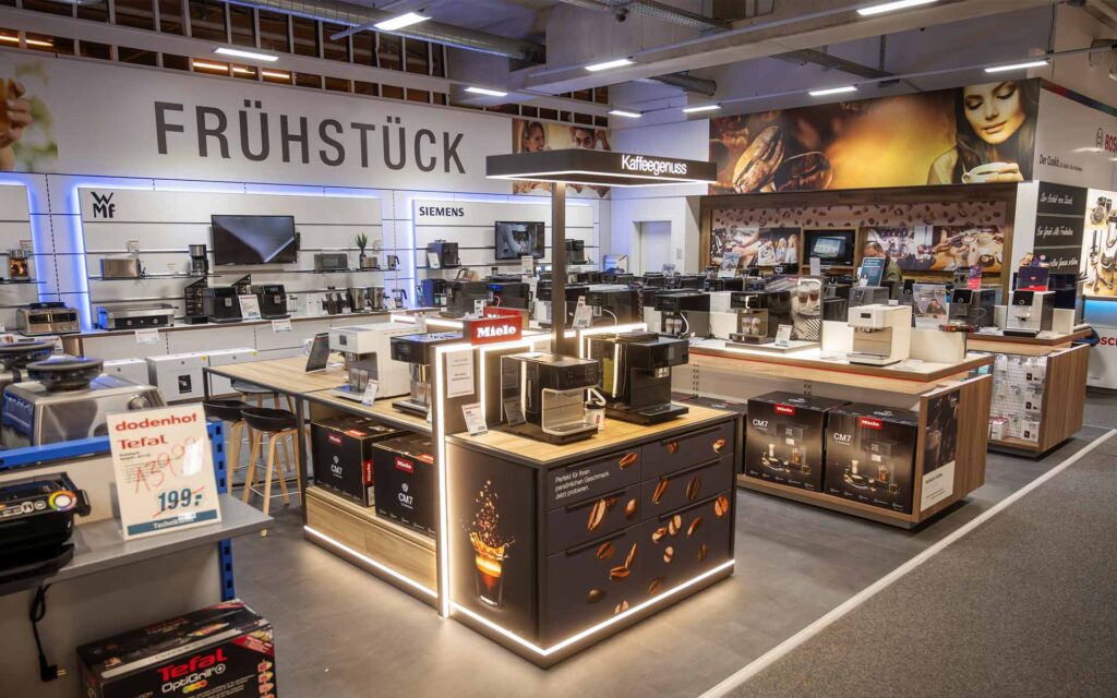 Kaffeemaschinen von Miele in der Technikwelt