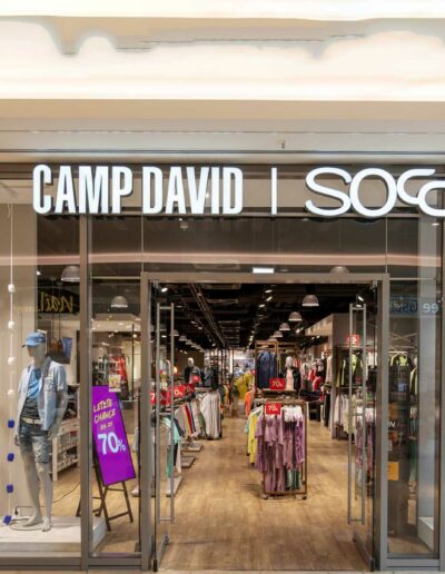 Camp David Shop aus Mallsicht