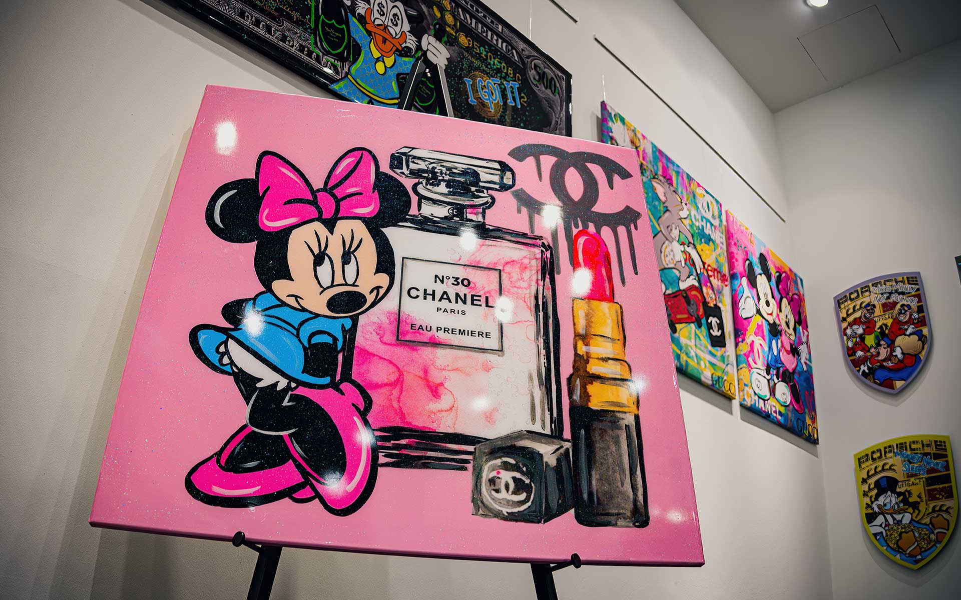 Mikey Mouse Bild als Kunstwerk