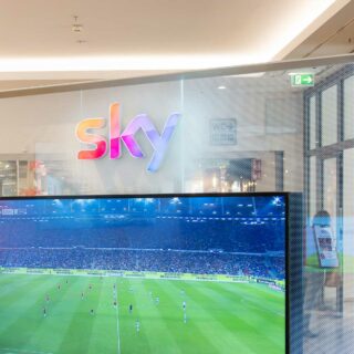 Sky Stand in der Shopmall