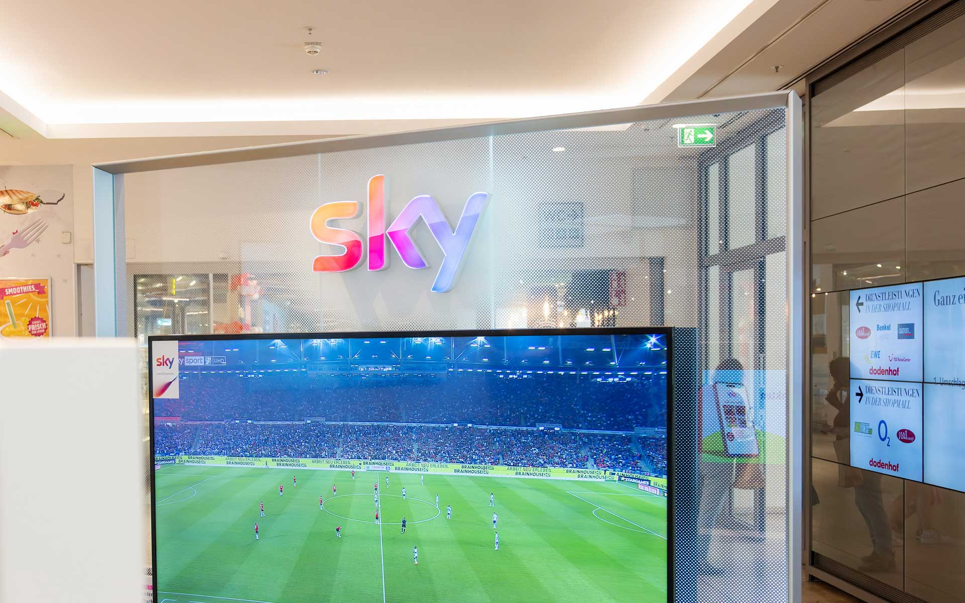 Sky Stand in der Shopmall