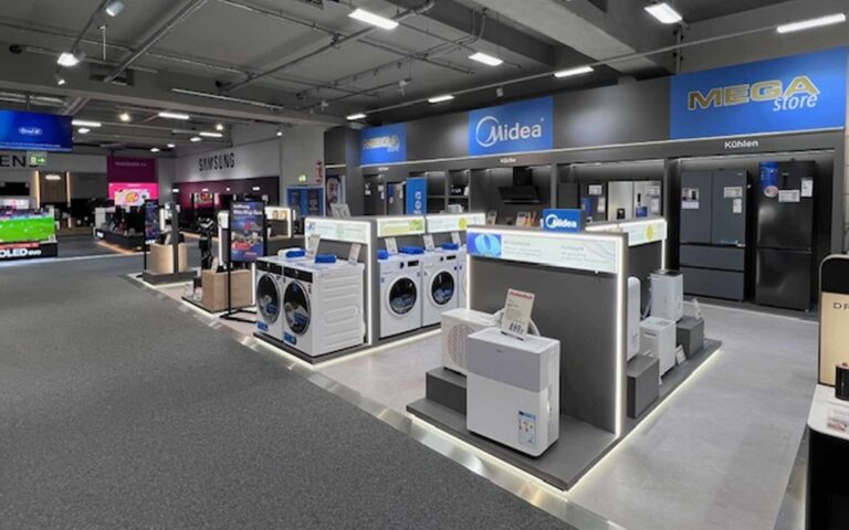 Übersicht über Midea Bereich in der TechnikWelt