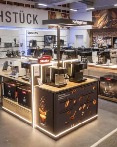 Kaffeeautomaten von Miele in der Technikwelt