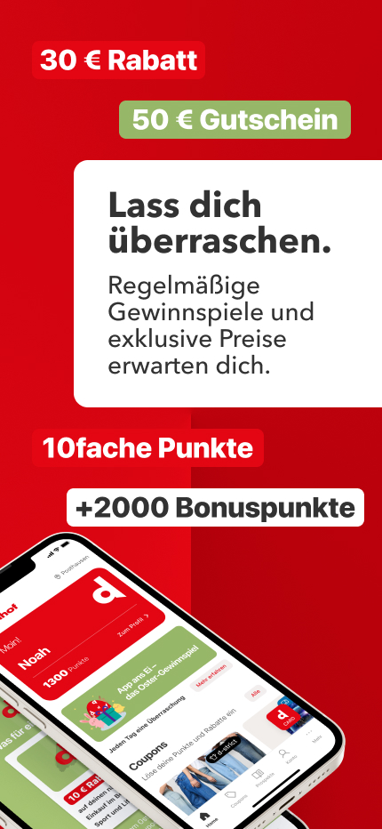 Lass dich überraschen Text mit Handy und dodenhof App