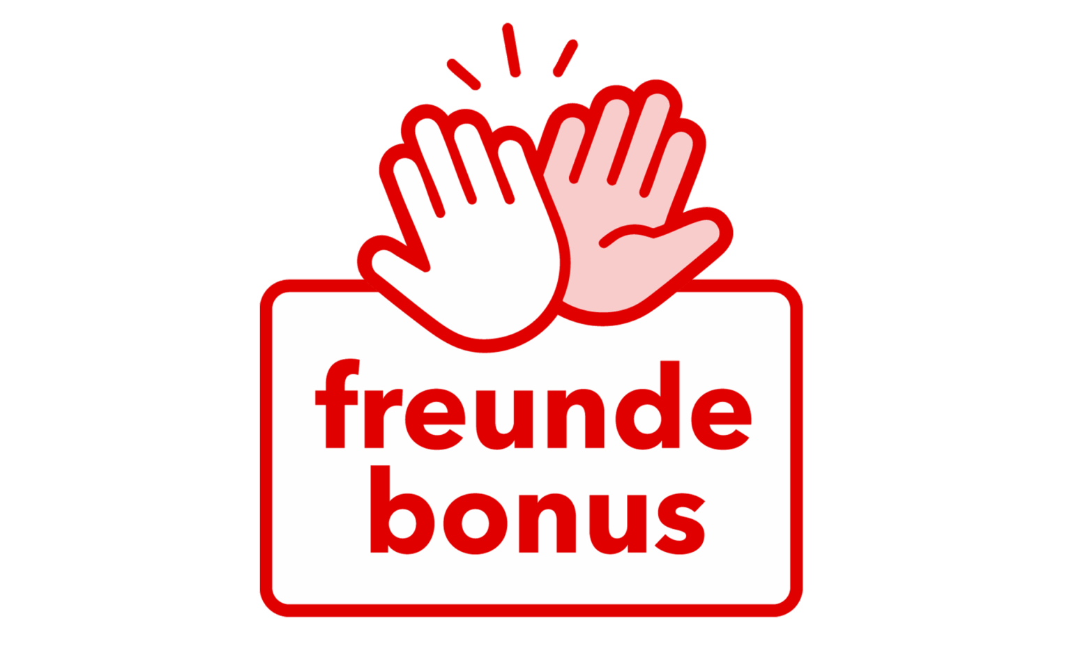 Handschlag zum FreundeBonus