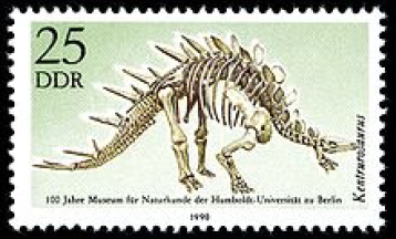 Briefmarke mit Kentrosaurus