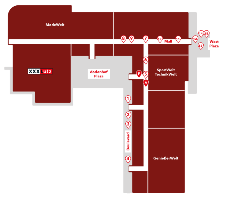 Posthausen Karte mit Dinostandorten
