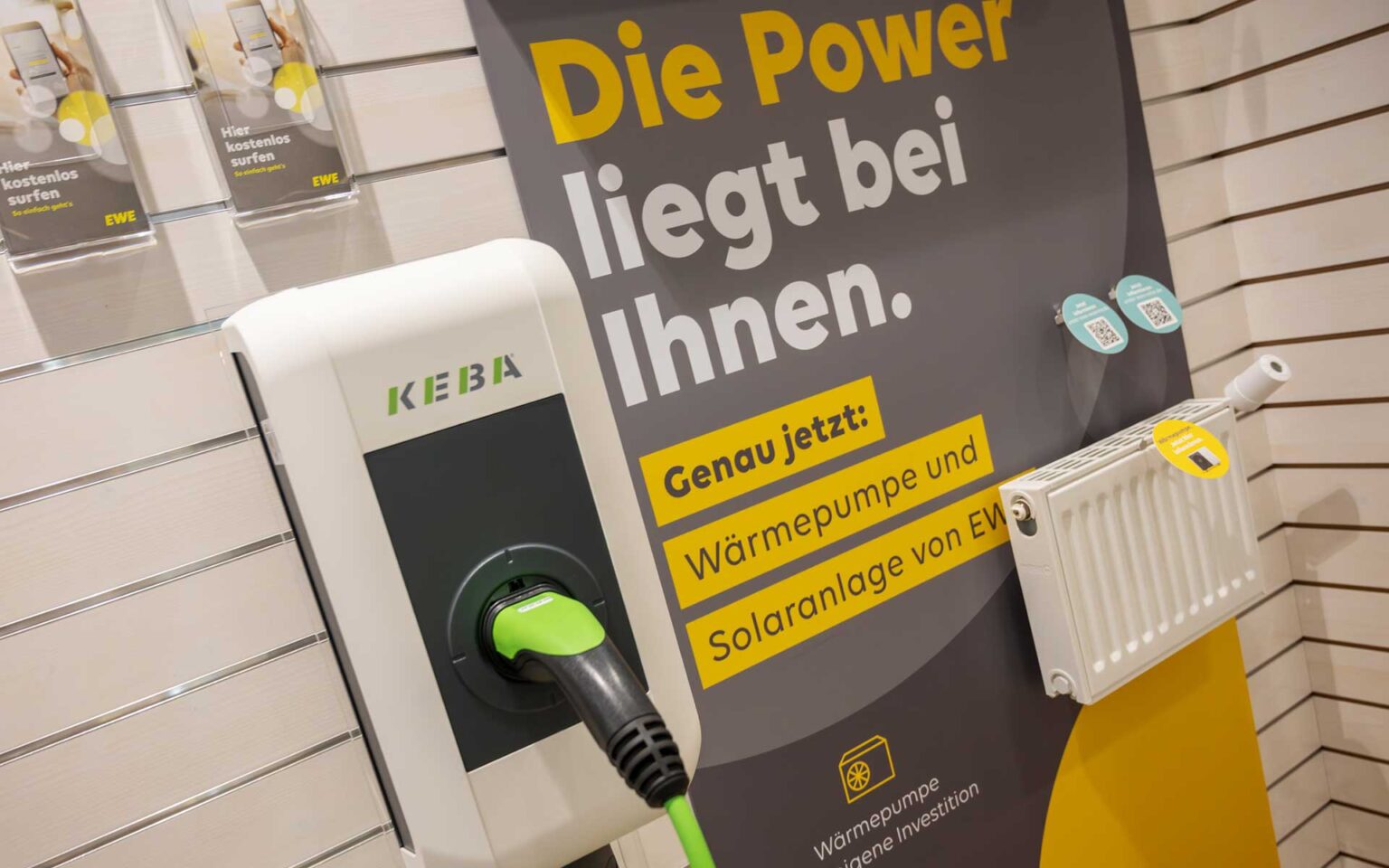 Wärmepumpen und Solaranlage von EWE
