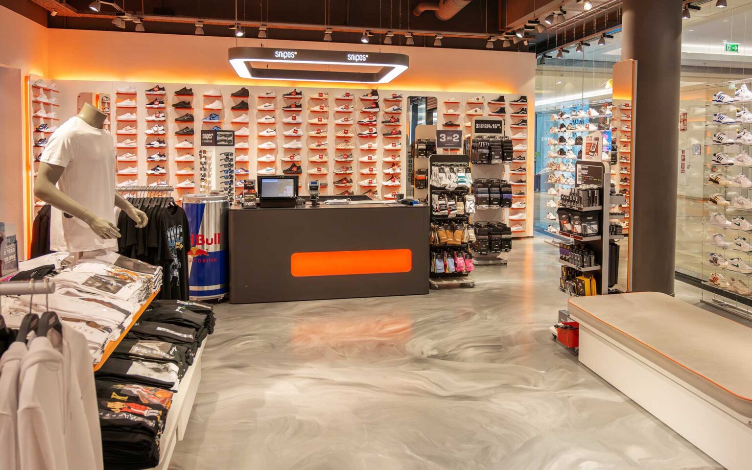 Snipes Shop von innen