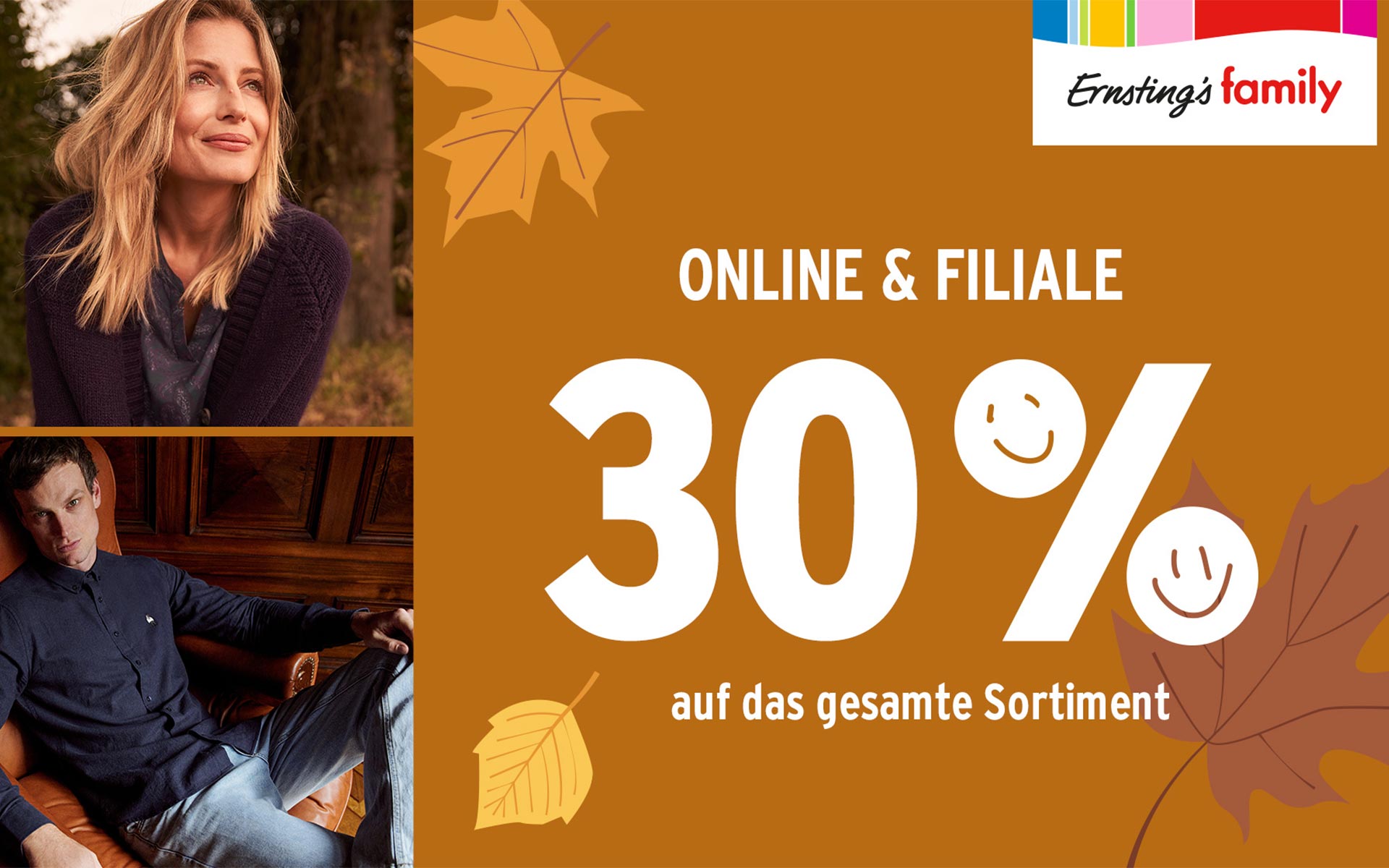 Ernstings Family 30 % Rabatt Aktion