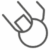 Icon Hand mit Münzstück