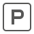 Icon P für Parken