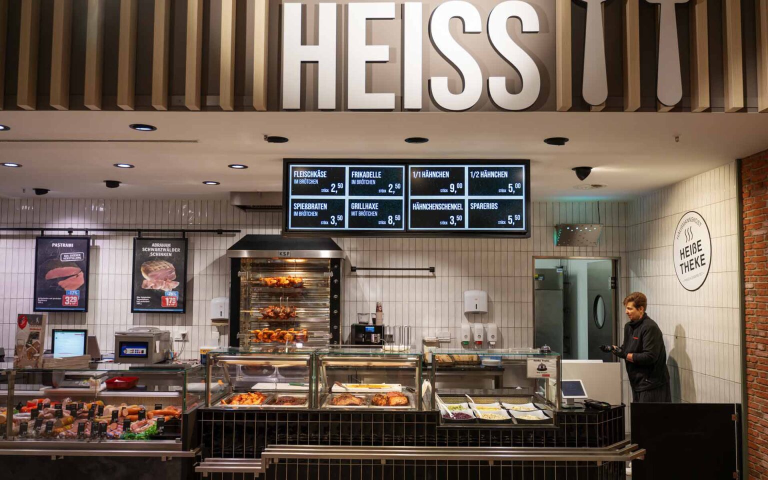 Heiße Theke Bestelltheke