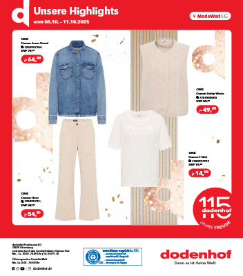 ModeWelt Posthausen Prospekt KW41