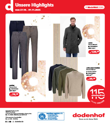 ModeWelt Posthausen Prospekt KW44