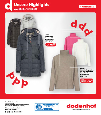 ModeWelt Posthausen Prospekt KW50