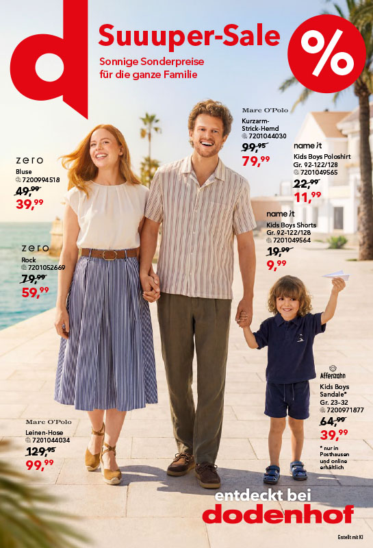 Mode Sale für die ganze Familie